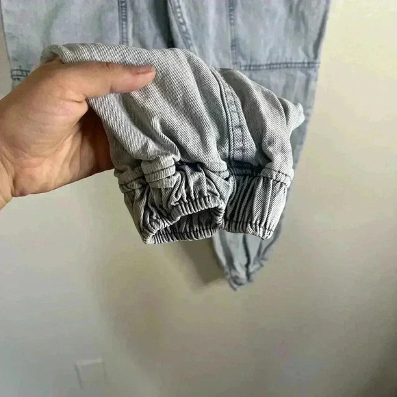 Hot topic Indigo Denim Cargo Jogger Jeans Girls Size L - Picture 10 of 15